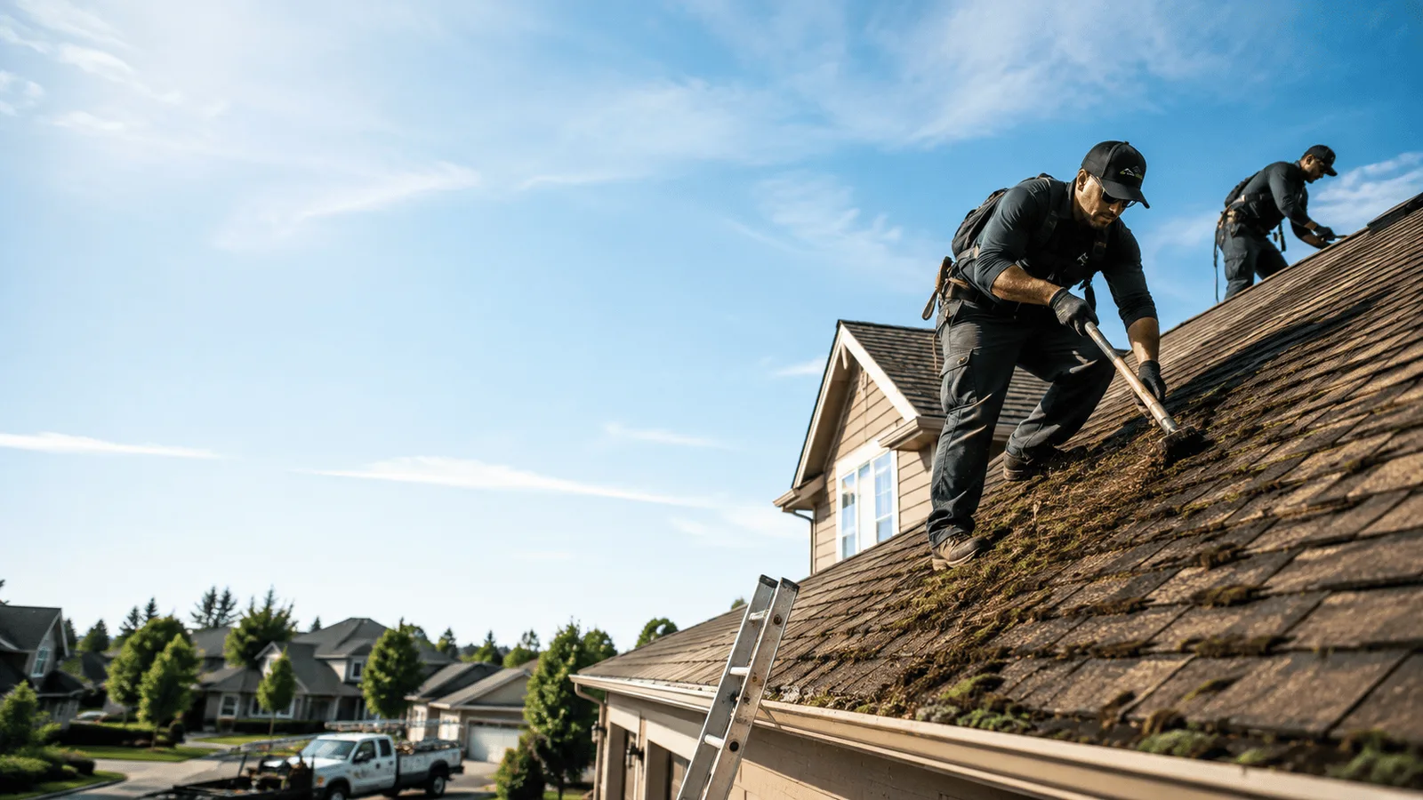 Roof Moss Removal in Throckmorton, TX near me